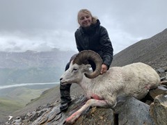 Teagan Halsey – 2020 age 13 First Dall Sheep Alaska Range